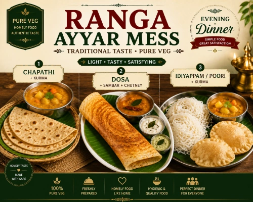 Traditional South Indian food